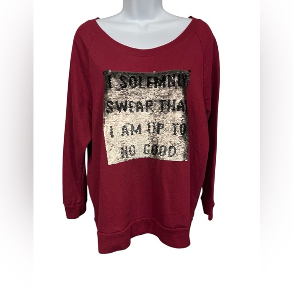 Harry Potter Tops - Harry Potter sequined sweatshirt 21” p2p